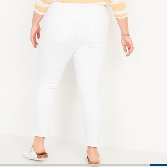 High-Waisted Super Skinny White Ankle Jean - Picture 2 of 7